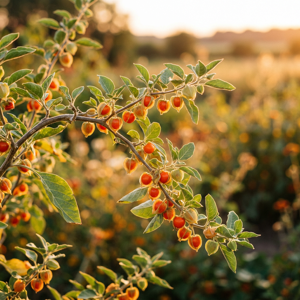 Ashwagandha berries, a Horse Boost ingredient that helps reduce stress