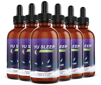 Yu Sleep benefits banner - fall asleep faster, stay asleep, wake up refreshed